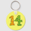 Search for number fourteen key rings School