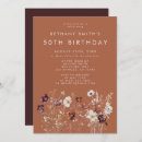 Search for flower border birthday invitations Whimsical
