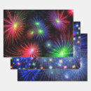 Search for fireworks wrapping paper New year's eve