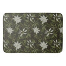 Search for green leaves bath mats Flower