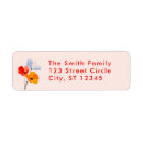 Search for poppy return address labels Elegant