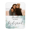 Search for bridesmaids wedding magnets Botanical