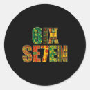 Search for seven months stickers Black