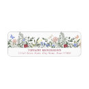 Search for wild flowers return address labels Boho