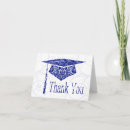 Search for blue and white thank you cards High school