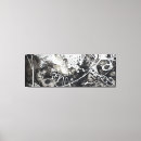 Search for black and white floral canvas prints Garden