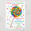 Search for sweet shop invitations Lollipop