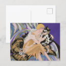 Search for vintage cat art postcards Kitten
