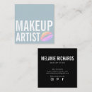 Search for holographic foil business cards Blue