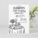Search for dinner birthday invitations Adult birthday party
