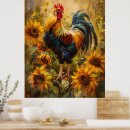 Search for vintage rooster posters Colourful
