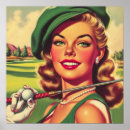 Search for vintage golf woman posters Sports