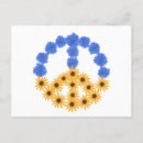 Search for peace flower postcards Ukraine