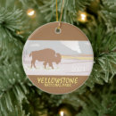 Search for bison christmas tree decorations Yellowstone