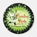 Search for caroling party invitations Santa