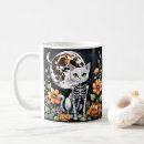 Search for skeleton cat mugs Cute