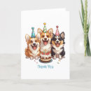 Search for corgi thank you cards Pembroke welsh corgi