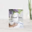 Search for bridal tea thank you cards Lilac