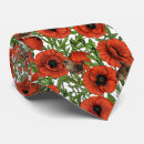 Search for red poppy ties Floral