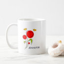 Search for heart shaped flower mugs Green leaves