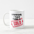 Search for real estate agent mugs Selling houses