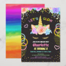 Search for glow in the dark dance invitations Girls