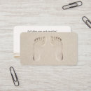 Search for footprints business cards Vacation