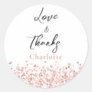 Search for rose gold bridal shower stickers Blush pink