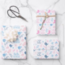 Search for pink and blue christmas wrapping paper Pastel