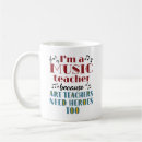Search for funny music teacher mugs Band
