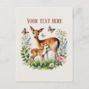Search for deer baby postcards Cute