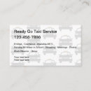 Search for taxi business cards Car service