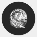 Search for surfing skeleton stickers Wave