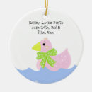 Search for birth announcement christmas tree decorations Cute