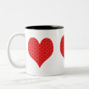 Search for red abstract mugs Valentine