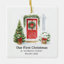 Search for red door christmas tree decorations New address