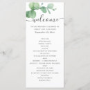 Search for eucalyptus wedding programmes Calligraphy