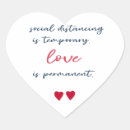 Search for quarantine stickers Social distancing