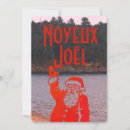 Search for retro santa christmas cards Red
