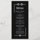 Search for black and silver wedding menus Grey