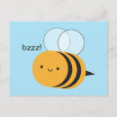 Search for happy bee postcards Insect