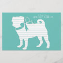 Search for pug stationery paper Puppy