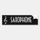Search for saxophone bumper stickers Instrument