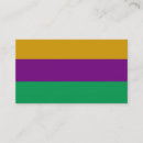 Search for mardi gras business cards Green