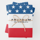 Search for freedom wrapping paper Patriotic