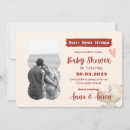 Search for red baby shower invitations Minimalist