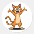 Search for angry cartoon stickers Cat
