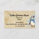 Search for penguin business cards Snow