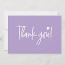 Search for purple thank you cards Minimalist