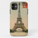 Search for vintage postcard iphone cases Eiffel